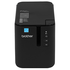 Brother PT-P900W P-touch industrial desktop label printer with wireless connectivity 